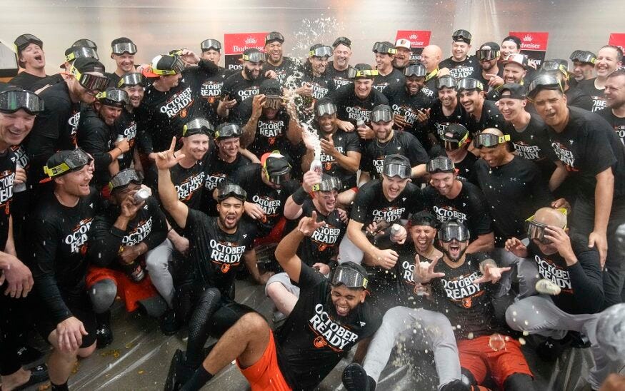 Baltimore Orioles clinch playoff berth for 2nd straight season