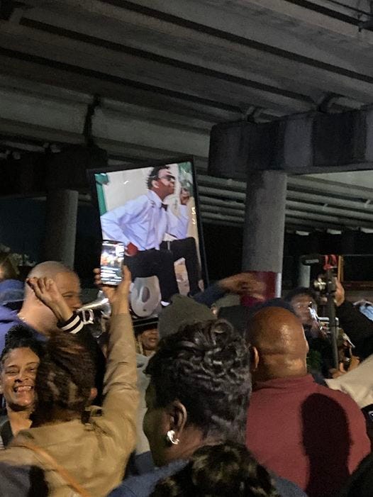 May be an image of 5 people and crowd