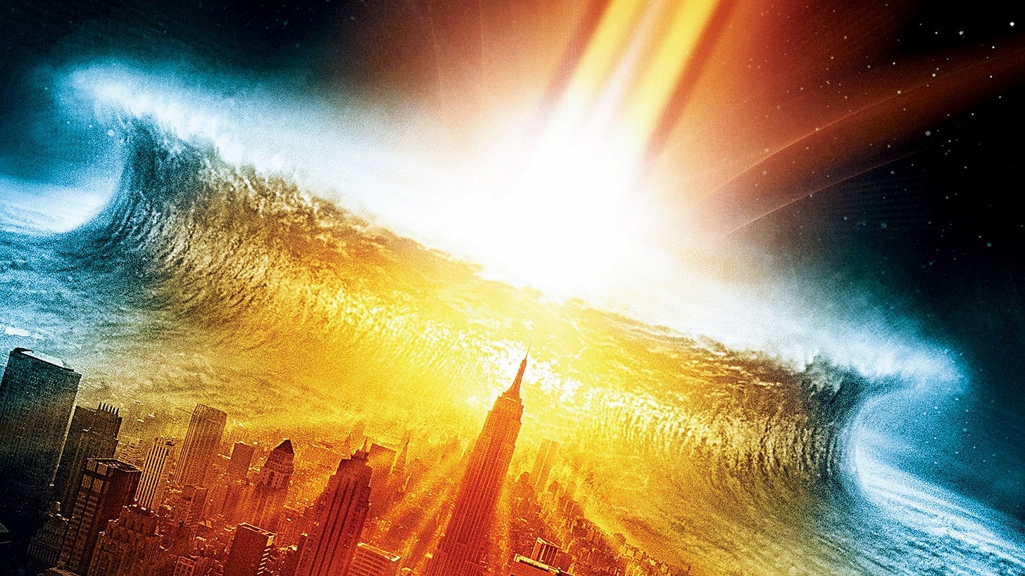 Deep Impact starring Robert Duvall, Tea Leoni, Elijah Wood, Leelee Sobieski, Vanessa Redgrave, Maximilian Schell, Morgan Freeman. Click here to check it out.