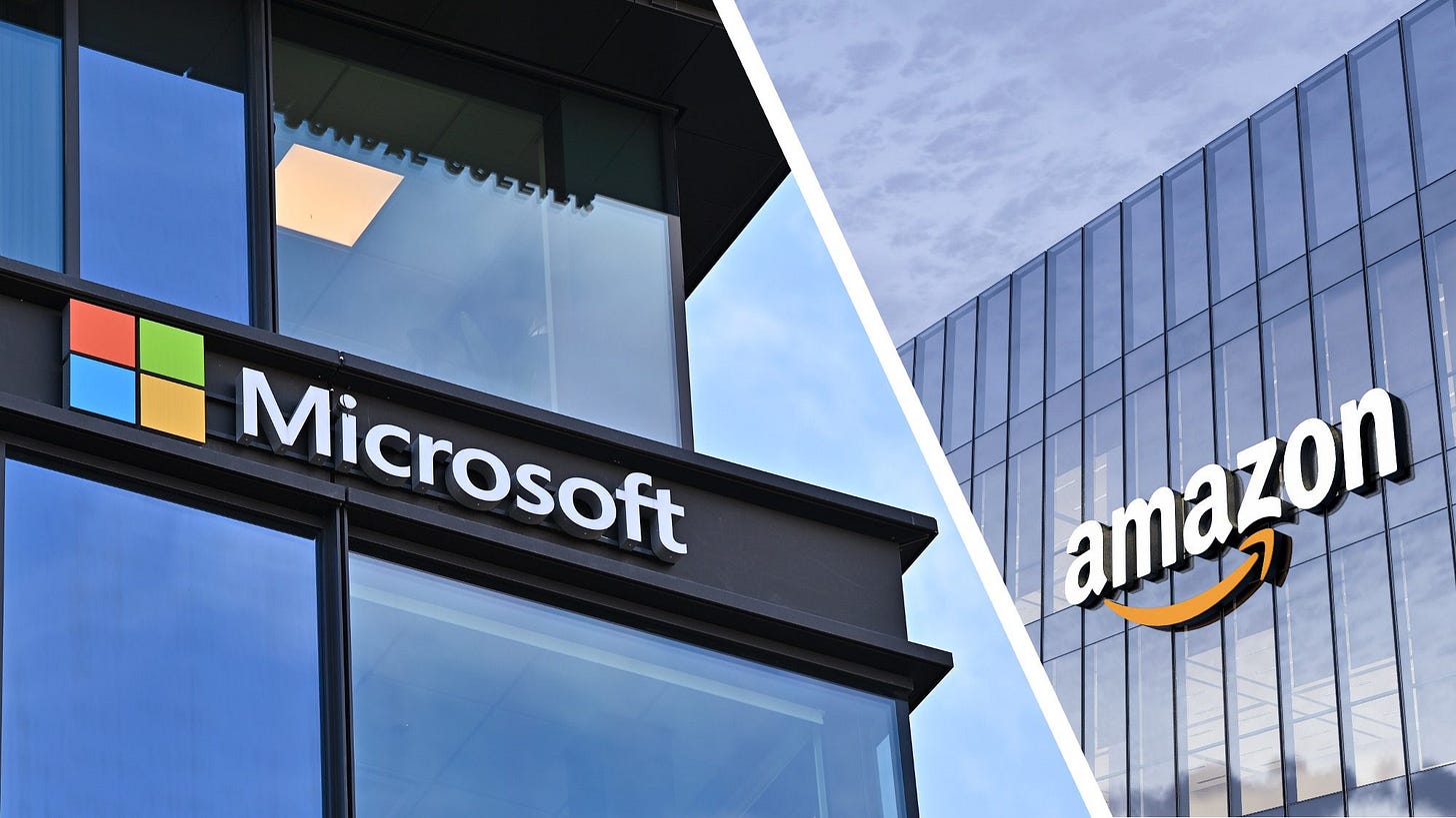 Amazon and Microsoft in Talks for $1 Billion Cloud Deal 