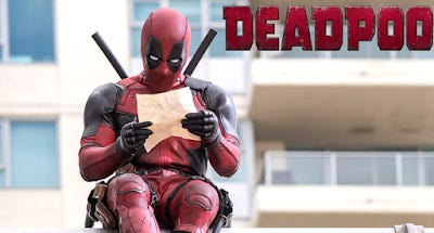 Deadpool - a photo cropper's worst nightmare