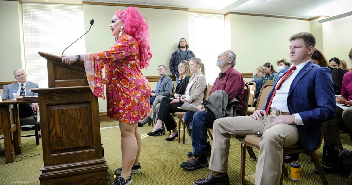 Bill would ban drag shows in schools and libraries, add age limit for some  private biz shows