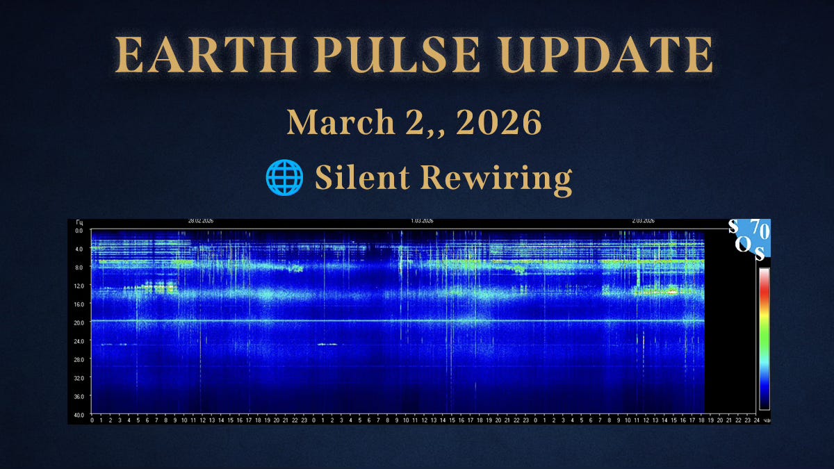 ⚡Earth Pulse Update - Mar 2 | 🌐 Silent Rewiring