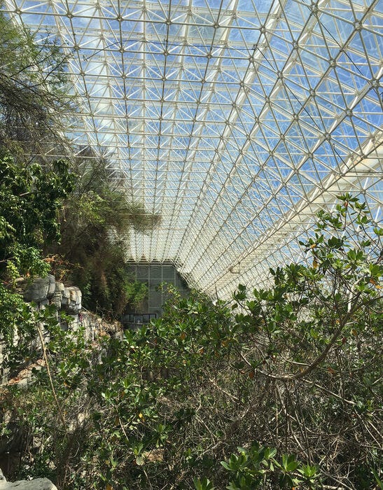 Biosfera 2 en Arizona, imagen interior