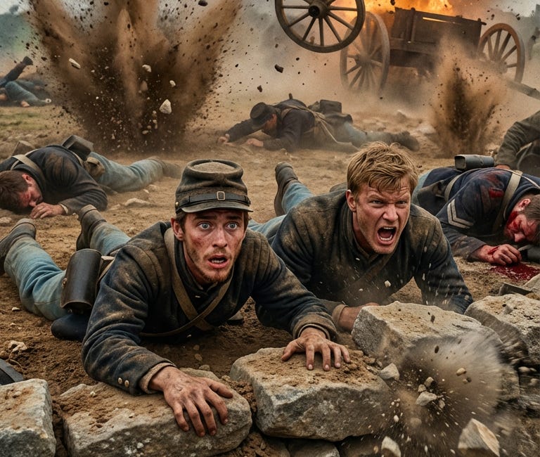 A Day of Pickett's Charge at Gettysburg, 1863