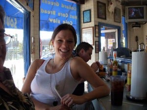 Amanda: Pretty girl with a voice even bigger than her smile.
