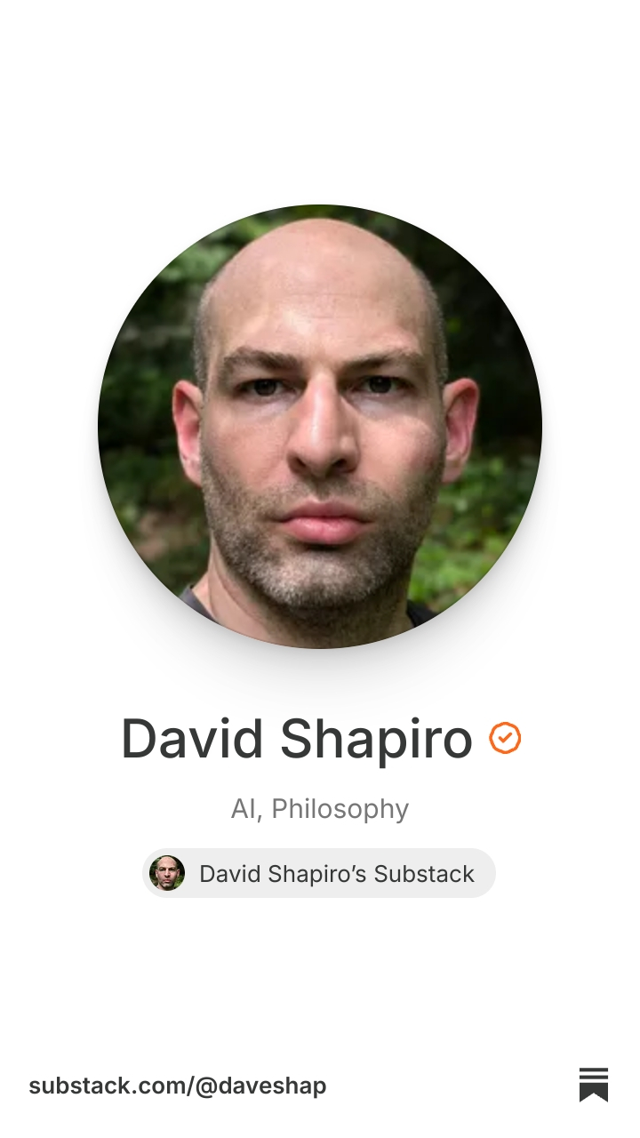 David Shapiro | Substack