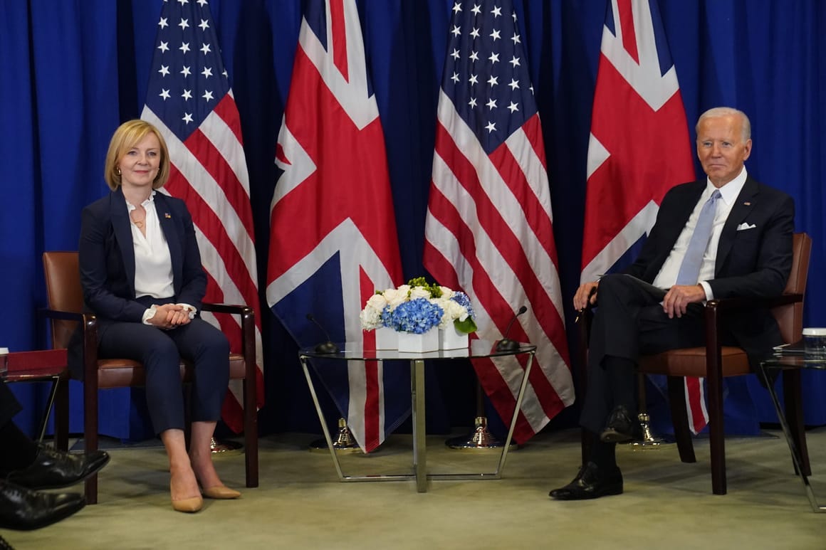 Joe Biden's secret Ukraine weapon: Liz Truss – POLITICO
