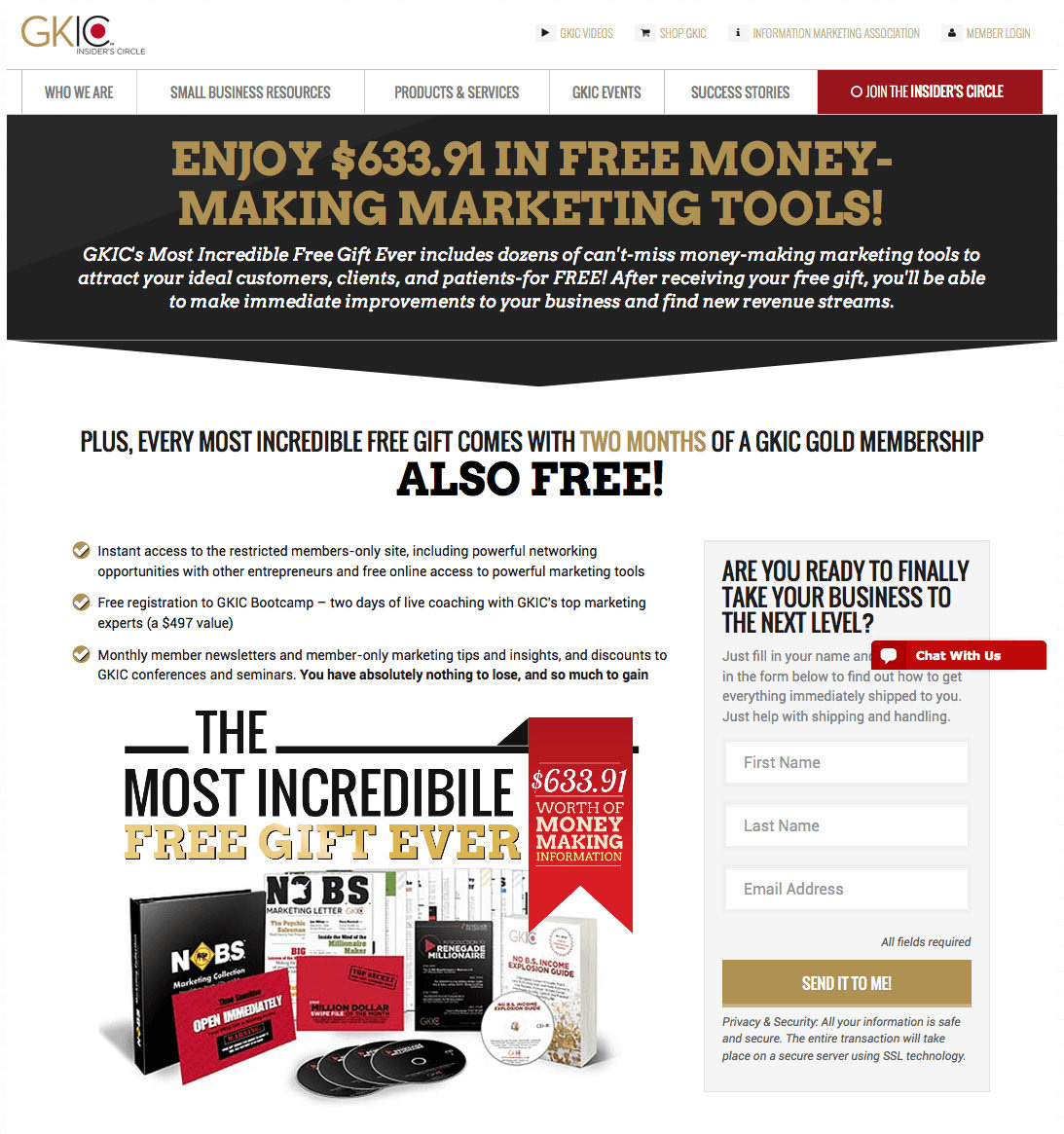 GKIC's CTA lacks critical information