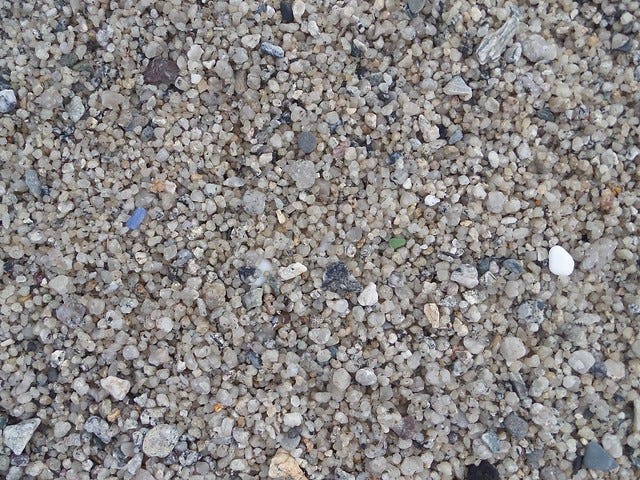 Sand at Pentewan Beach Sand at Pentewan Beach