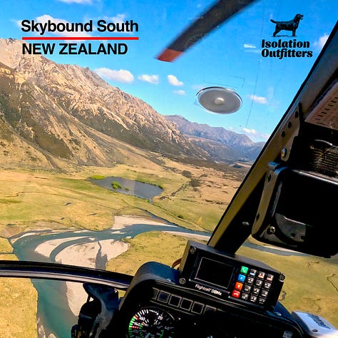six images of hosted trips being operated by isolation outfitters in partnership with southflyfisher during 2026