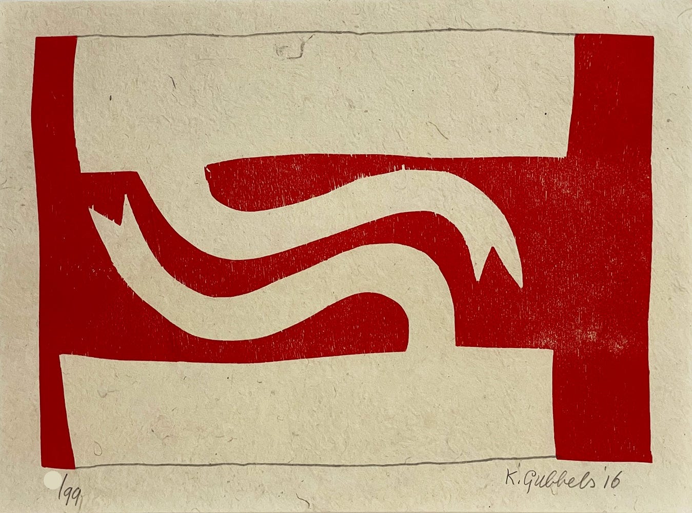 Klaas Gubbels, Gespiegelde kannen rood