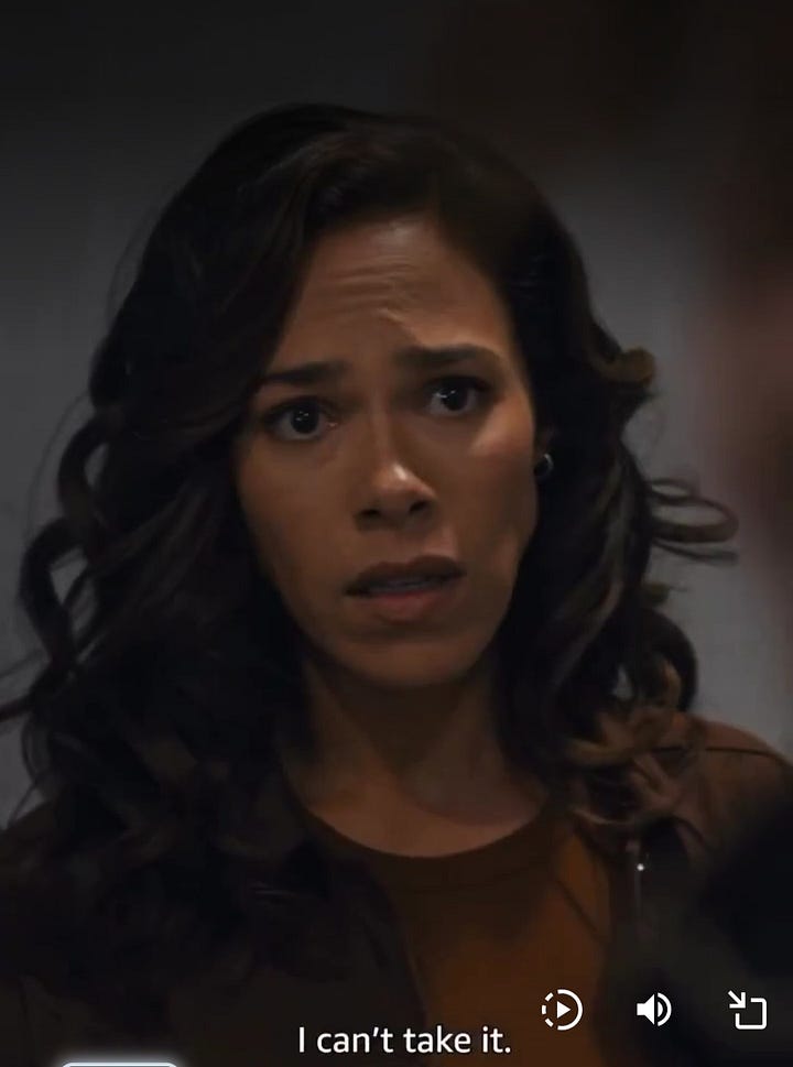 Jensen Ackles holding head in painful migraine grasp for Countdown