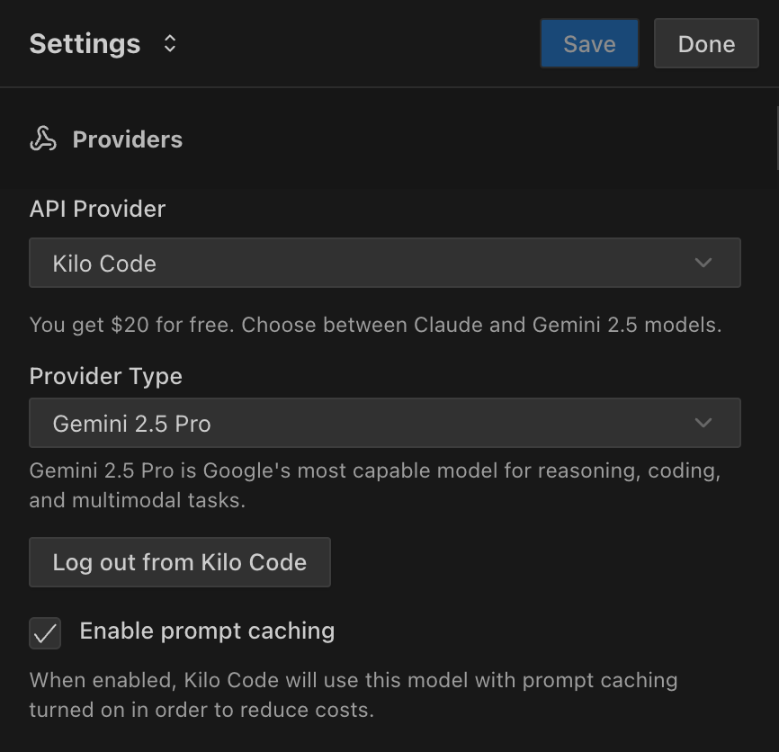 Kilo Code 4.18.0: Enhanced Prompt Caching for Gemini 2.5 & UI improvements