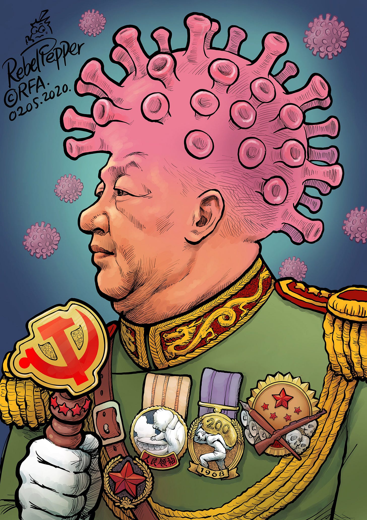 变态辣椒：习大帝的武汉肺炎皇冠— 普通话主页