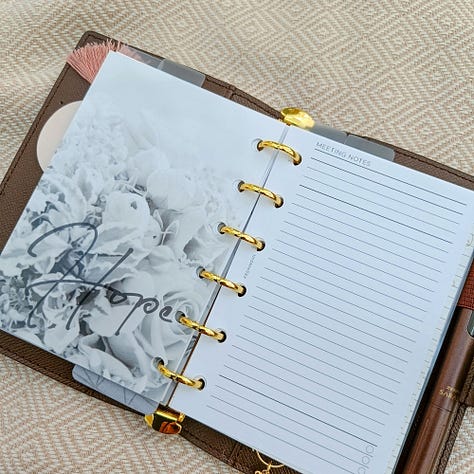 Customisable Planner Sections Dashboards