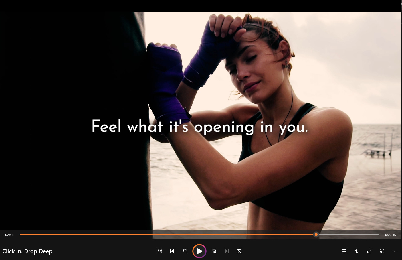 Woman Boxer in emotional state