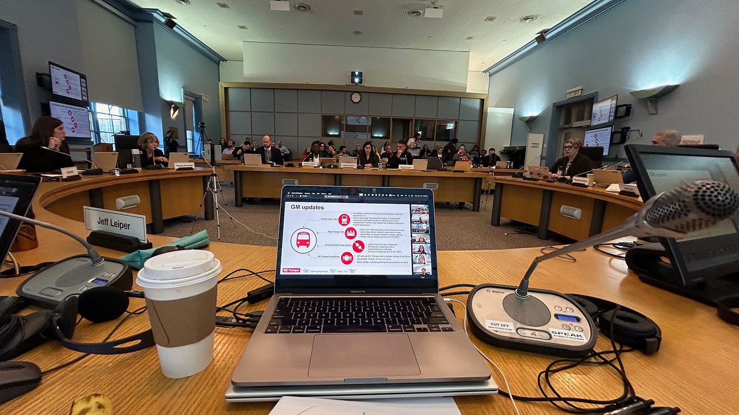 POV: Chairing a Transit Commission meeting