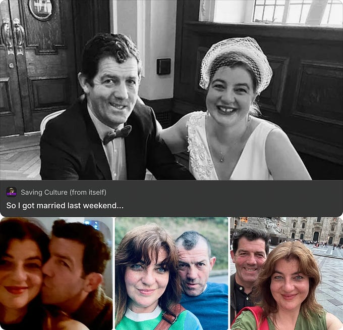 Jenny Holland (@savingculture): "Today is my 4th wedding anniversary! I ...