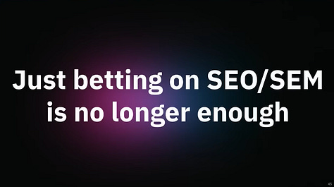 Screenshots from the growth talk with Elena Verna