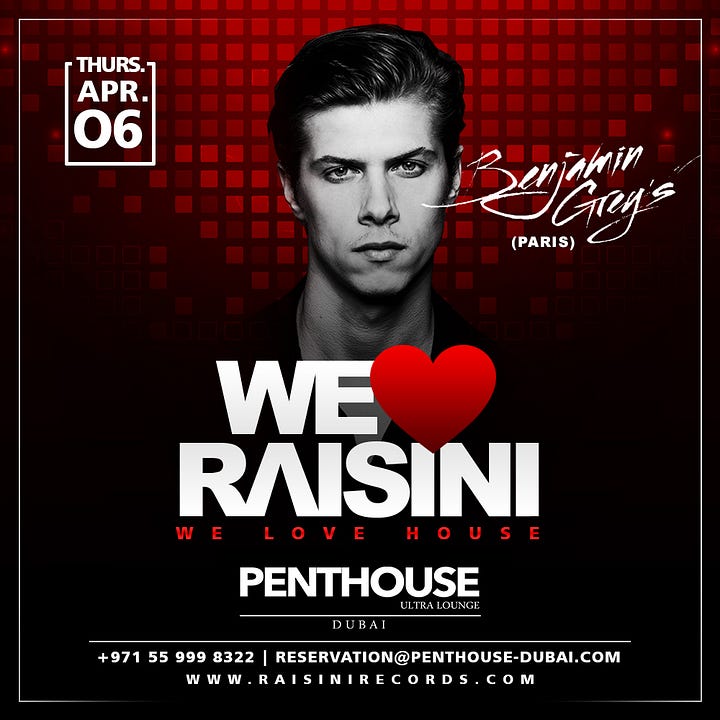 flyers of Raisini events