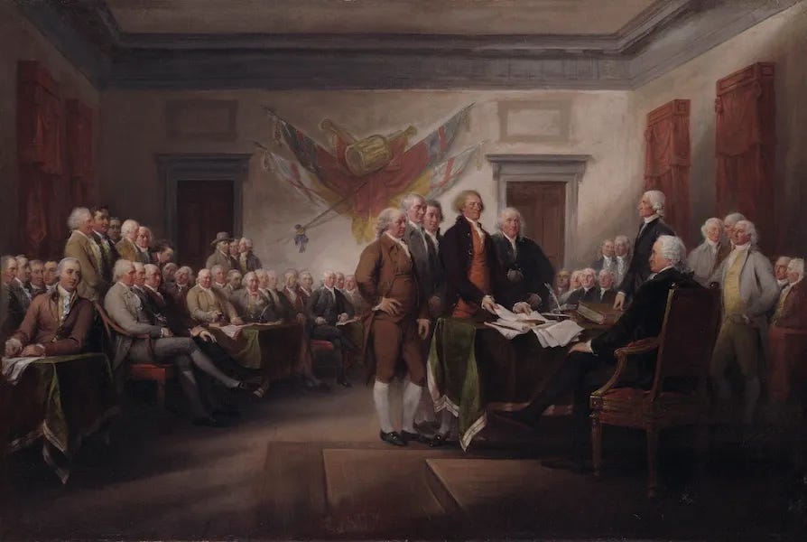 American Declaration of Independence and the Greek Revolution of 1821