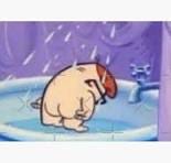 dexter crying in the shower | Photographic Print dexter crying in the shower | Photographic Print