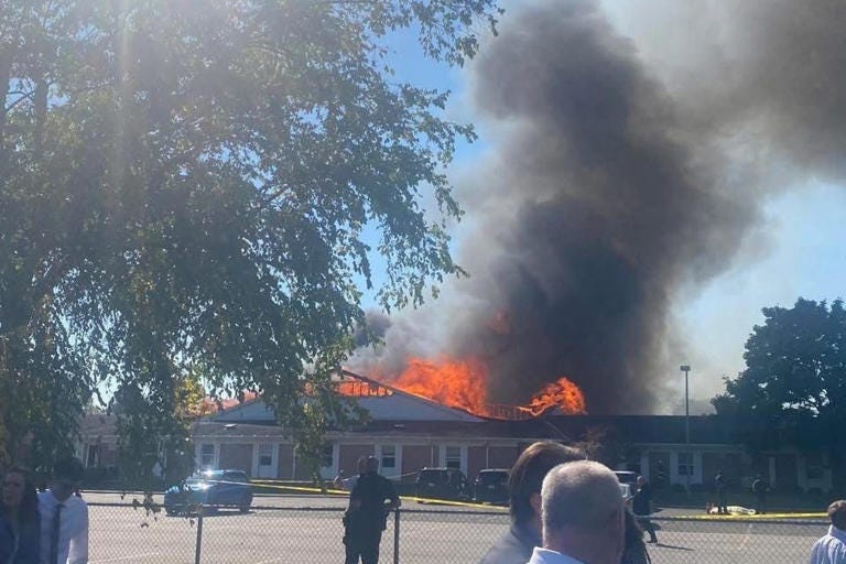 Shooting and fire at Mormon church in Michigan
