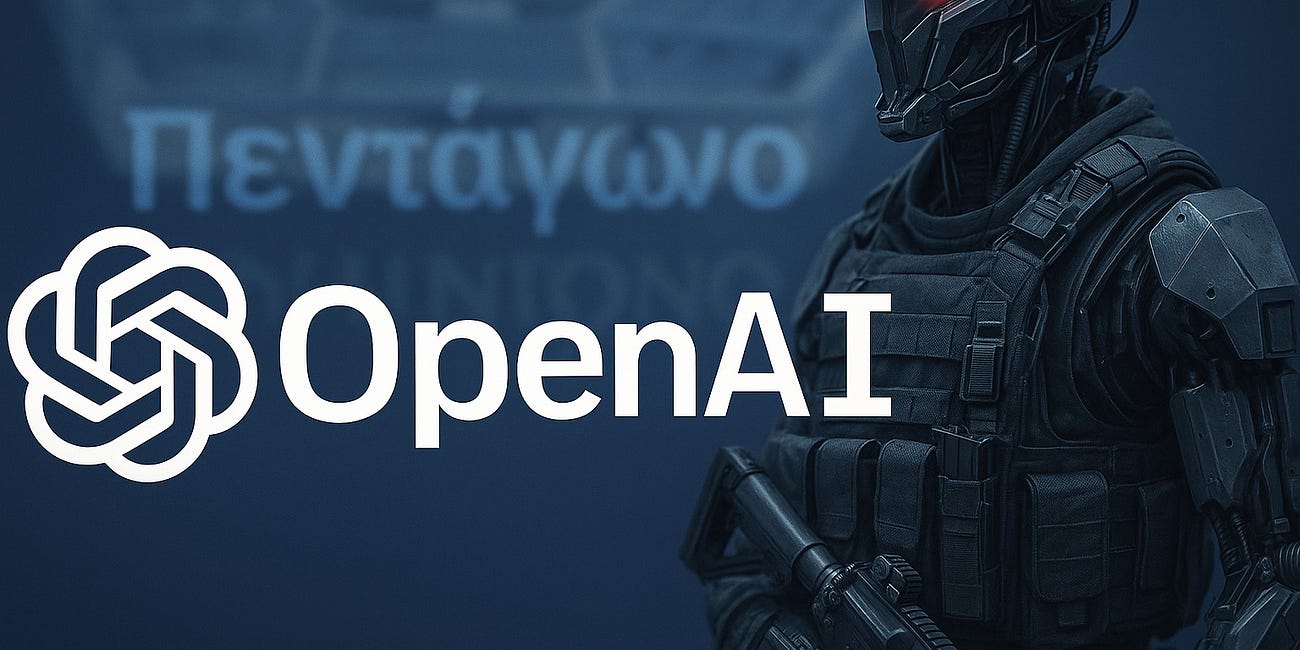 Open AI υπογράφει συμφωνία $200 εκατ. με το Πεντάγωνο – Έρχεται «μαχητική» Τεχνητή Νοημοσύνη έως το 2026