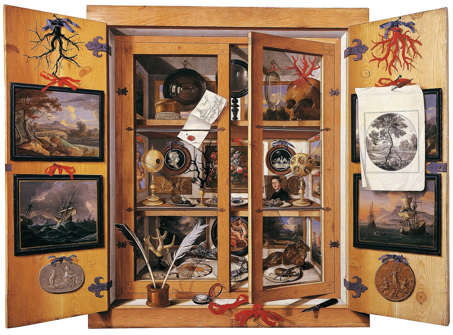 painted cabinet curiosities illusion painted cabinet curiosities illusion
