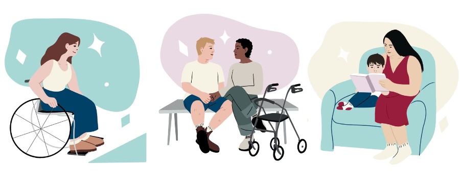 Lily, Wren and Cyrus, and Evelyn.