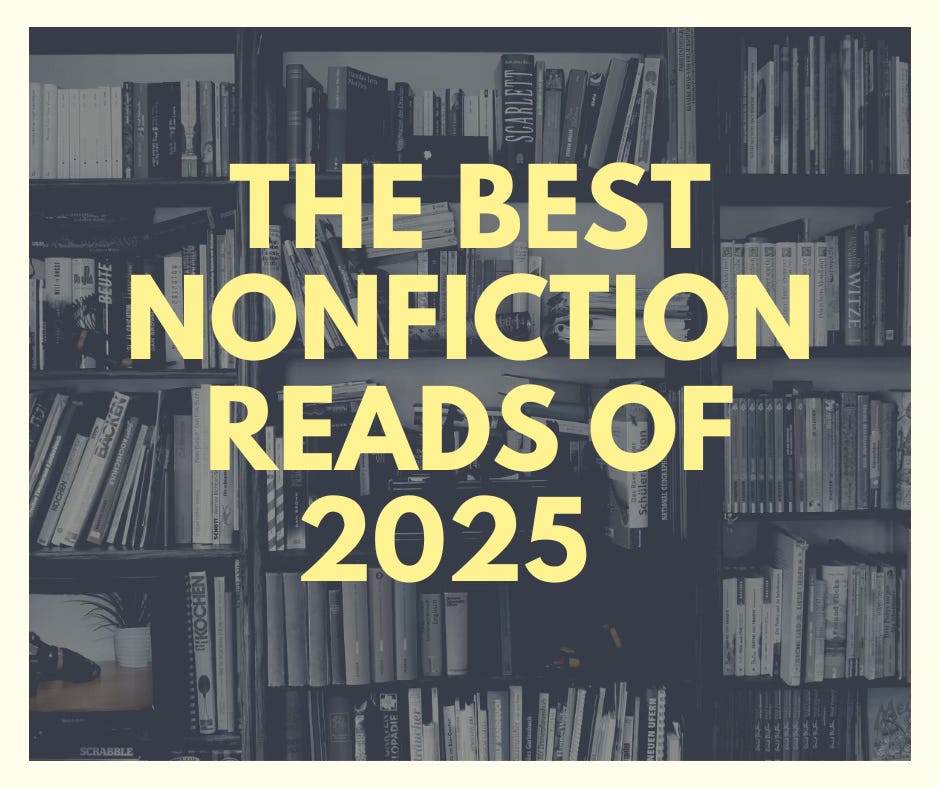 The Best Nonfiction Books of 2025 - by Renee - ItsBookTalk