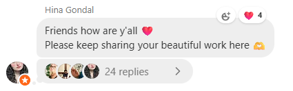 Casual behind-the-scenes moment of a creator sharing thoughts with readers