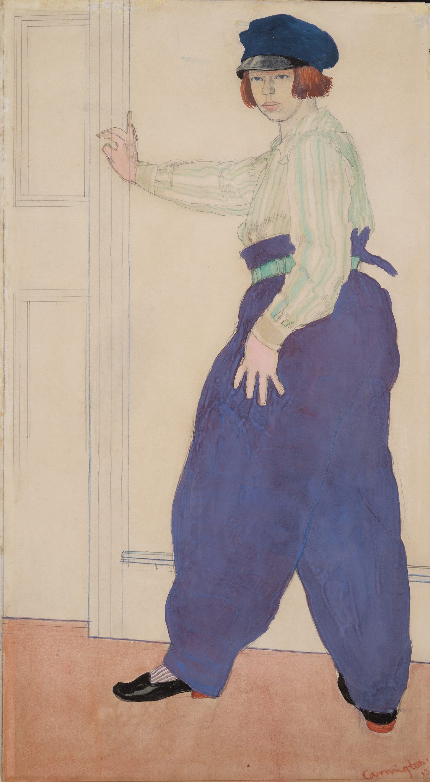 A rediscovered self-portrait by Dora Carrington