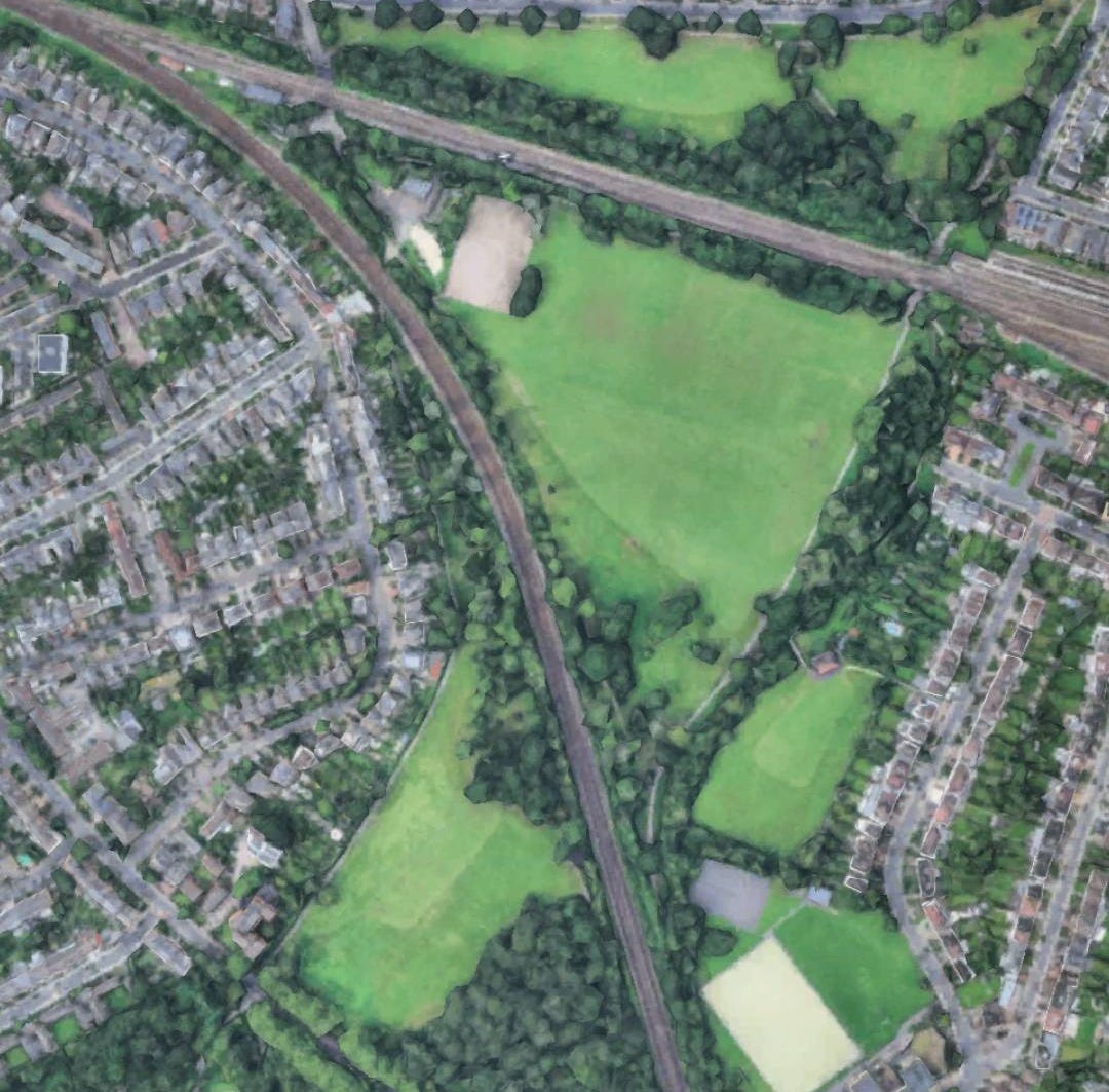 May be an image of map, golf course and grass