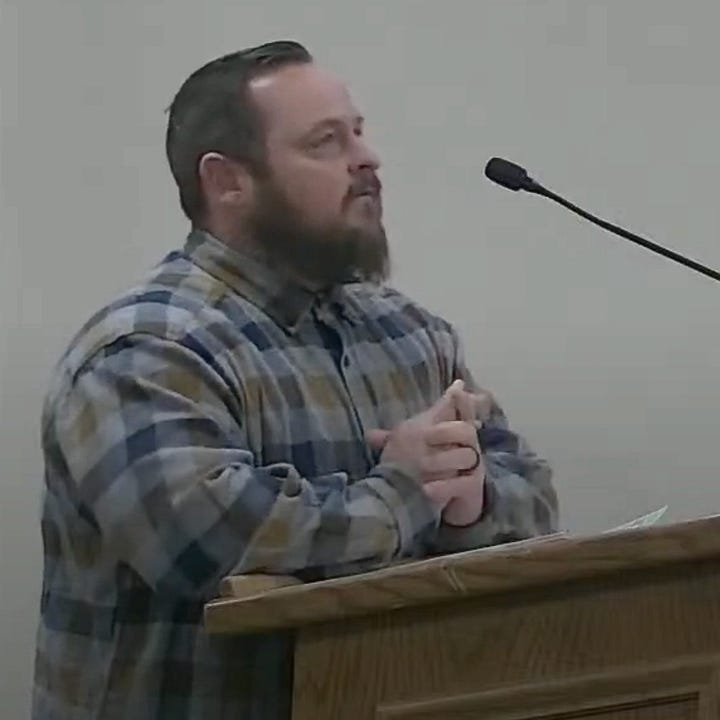 Leeanne Clarke, Delissa Chase, Nick Foley and Jen DeFalco spoke during Public Comment. (Image source: screen capture from City video)