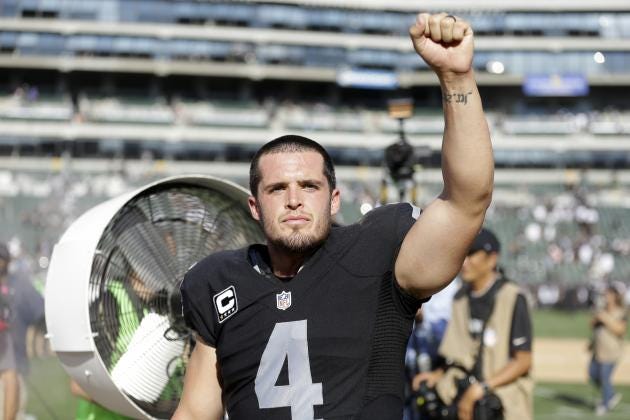 derek carr made dfs happy on draftkings derek carr made dfs happy on draftkings