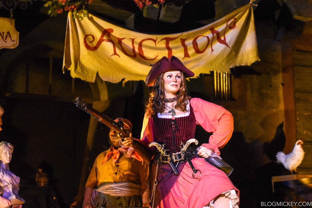 Disney World removes brides from auction block in Pirates of the Caribbean ride / X Disney World removes brides from auction block in Pirates of the Caribbean ride / X