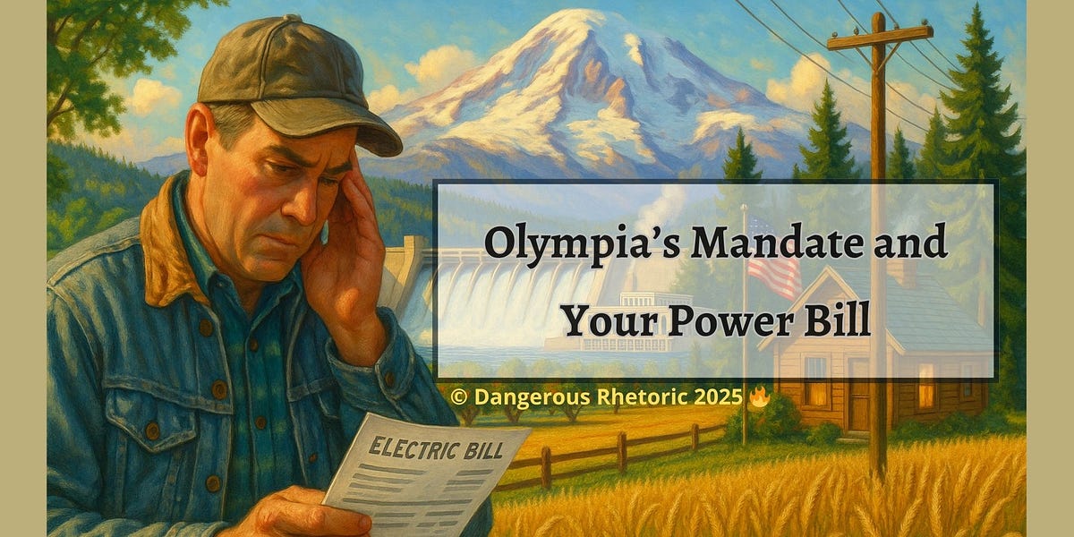 Olympia&rsquo;s Mandate and Your Power Bill