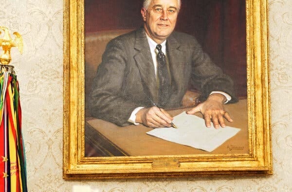 Opinion | Donald Trump, You're No Franklin Roosevelt - The New York Times