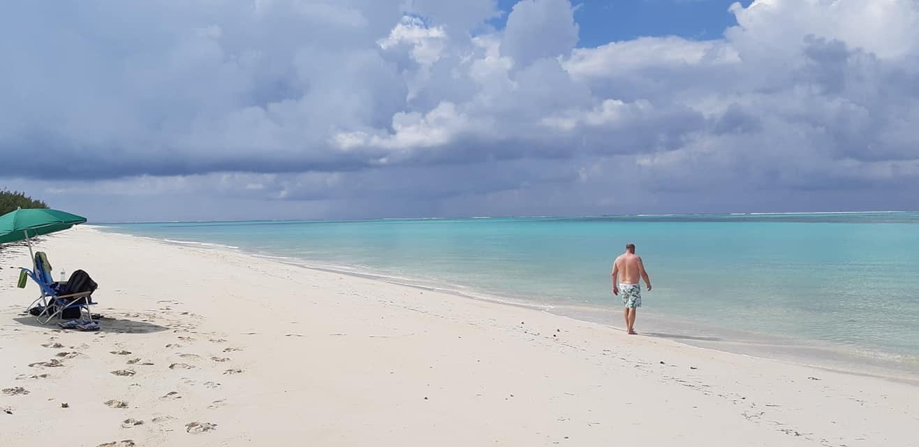 Horse Stable Beach on North Caicos, 2018. Photo credit: Miranda Miller, MidlifeNomads.com