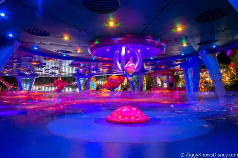 Alien Swirling Saucers Disney World Ride Alien Swirling Saucers Disney World Ride