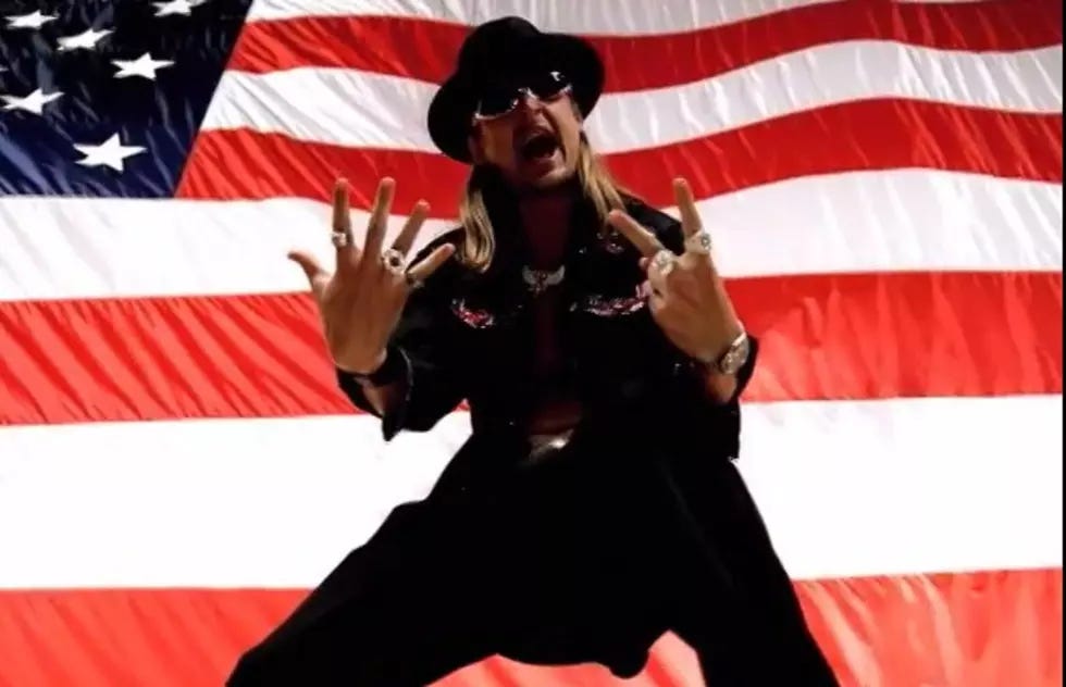 Kid Rock’s first campaign speech is painful, cringeworthy