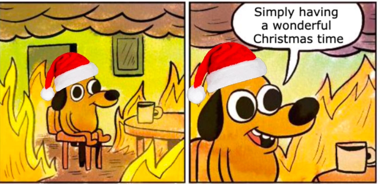 The duality of (simply) having a wonderful Christmastime