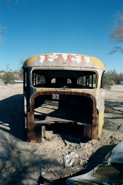 Abandoned school bus Abandoned school bus