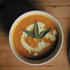 Butternut Squash Soup with Sage by Elizabeth Poett