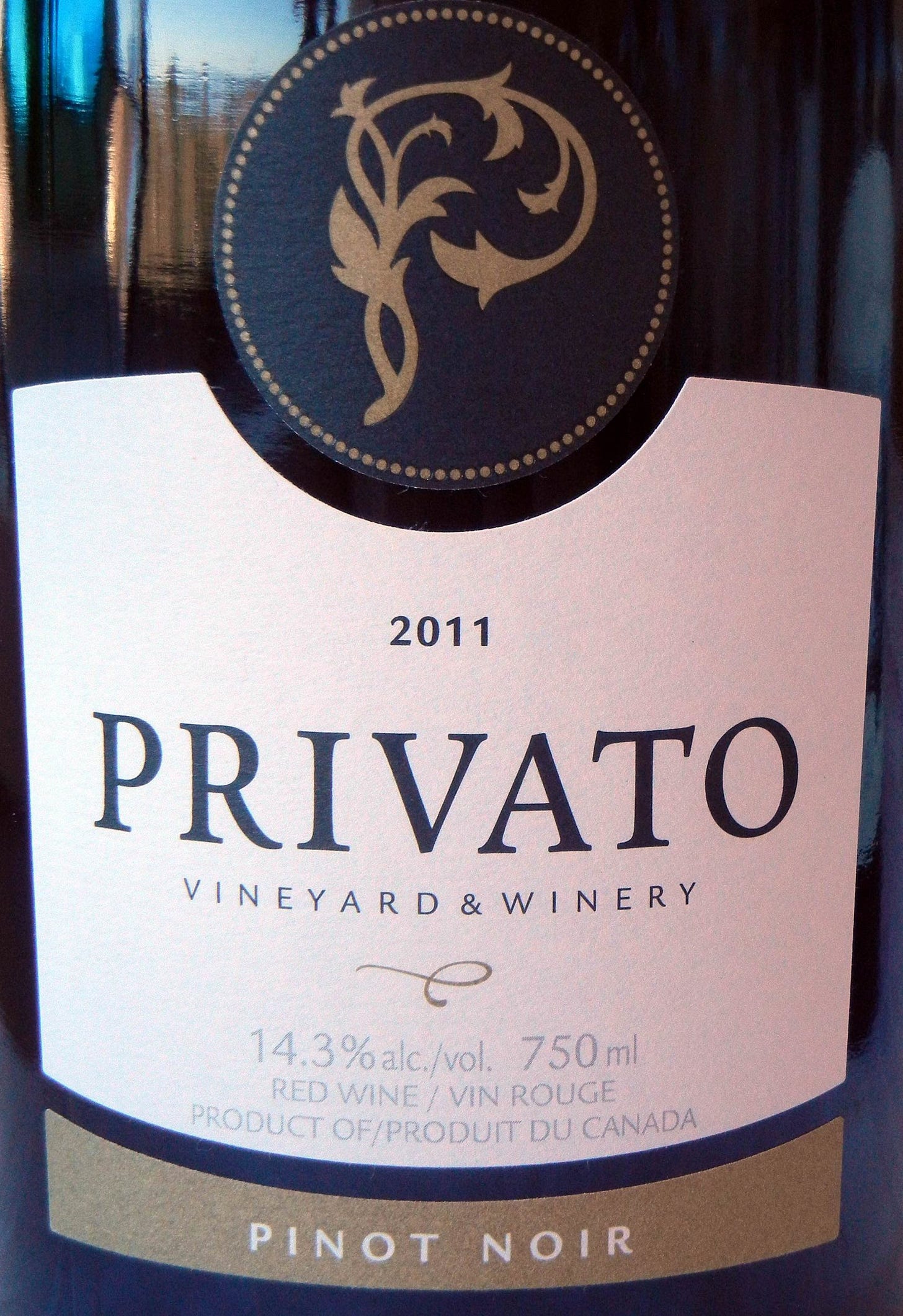 B.C. Pinot Noir Privato 2011