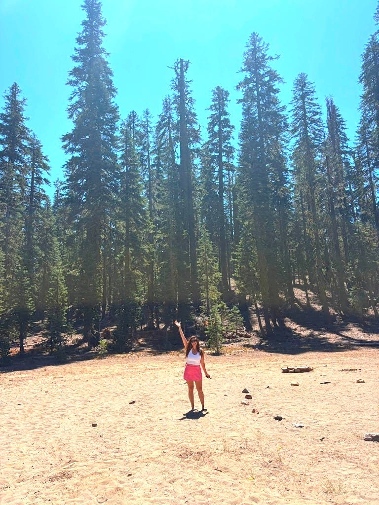 Christina nikols at the telos portal in Mount shasta california also known as the lower sand flats Christina nikols at the telos portal in Mount shasta california also known as the lower sand flats