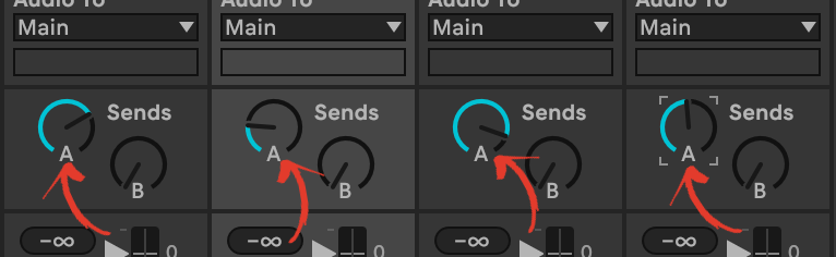 Reverb plugin set to one-size-fits-all hall reverb.