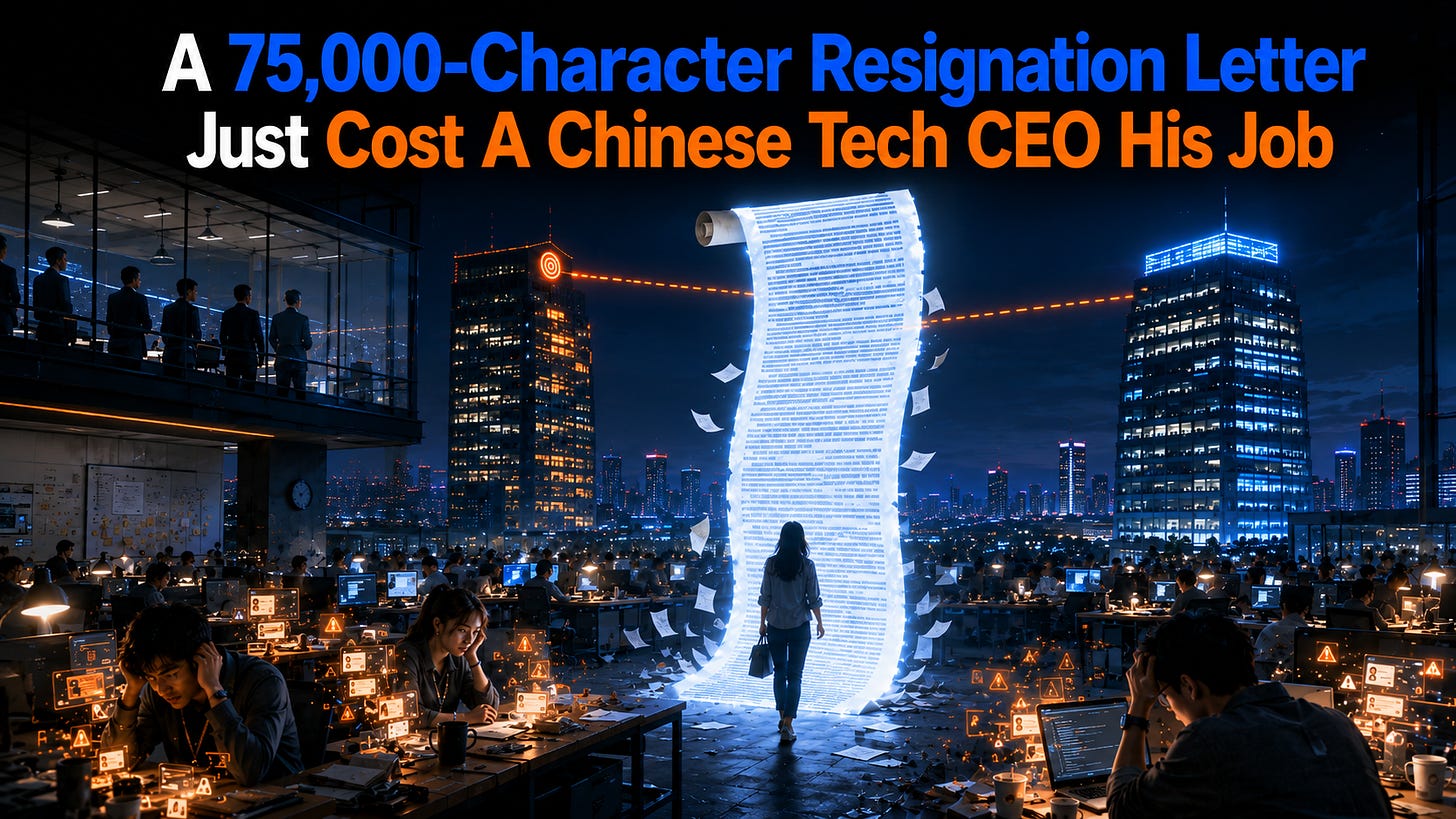How a 75,000-letter resignation got a CEO removed.